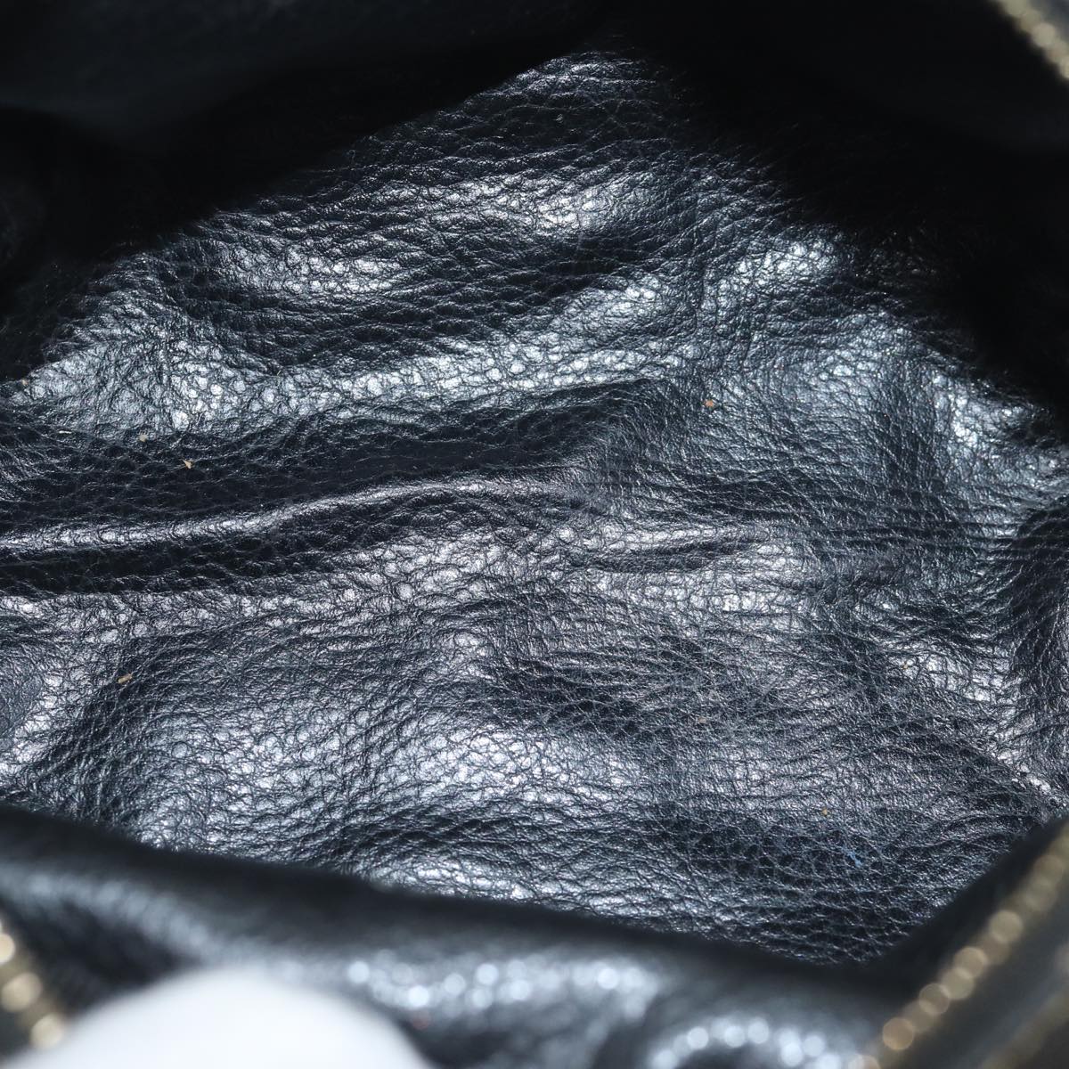 FENDI Zucca Canvas Pouch Brown Black yk11488