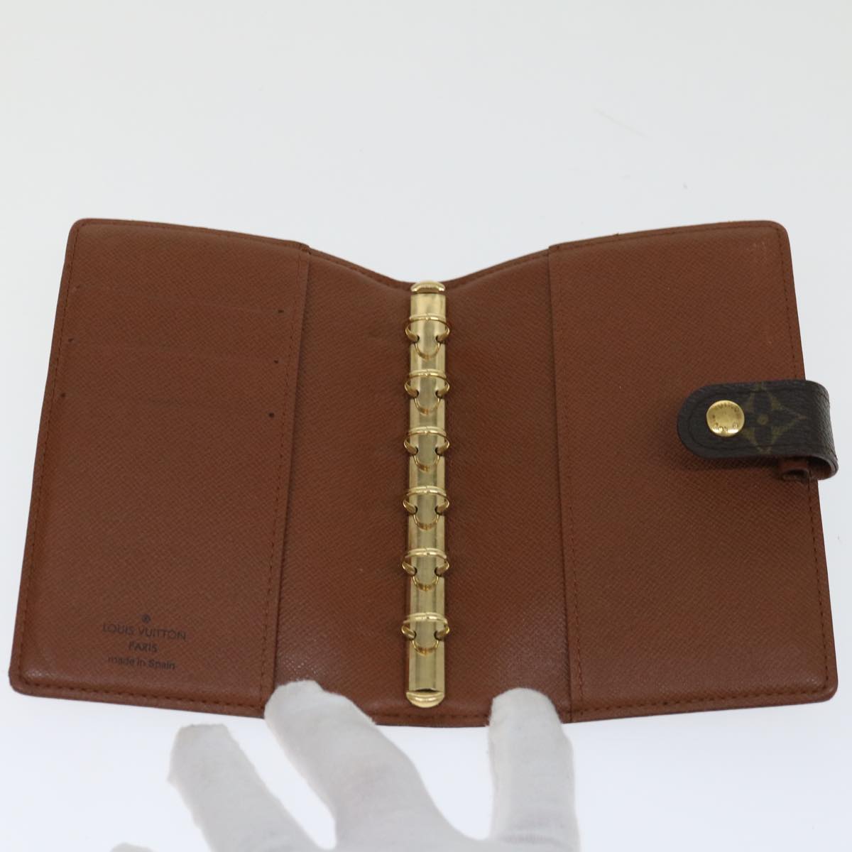 LOUIS VUITTON Monogram Agenda PM Day Planner Cover R20005 LV yk11708