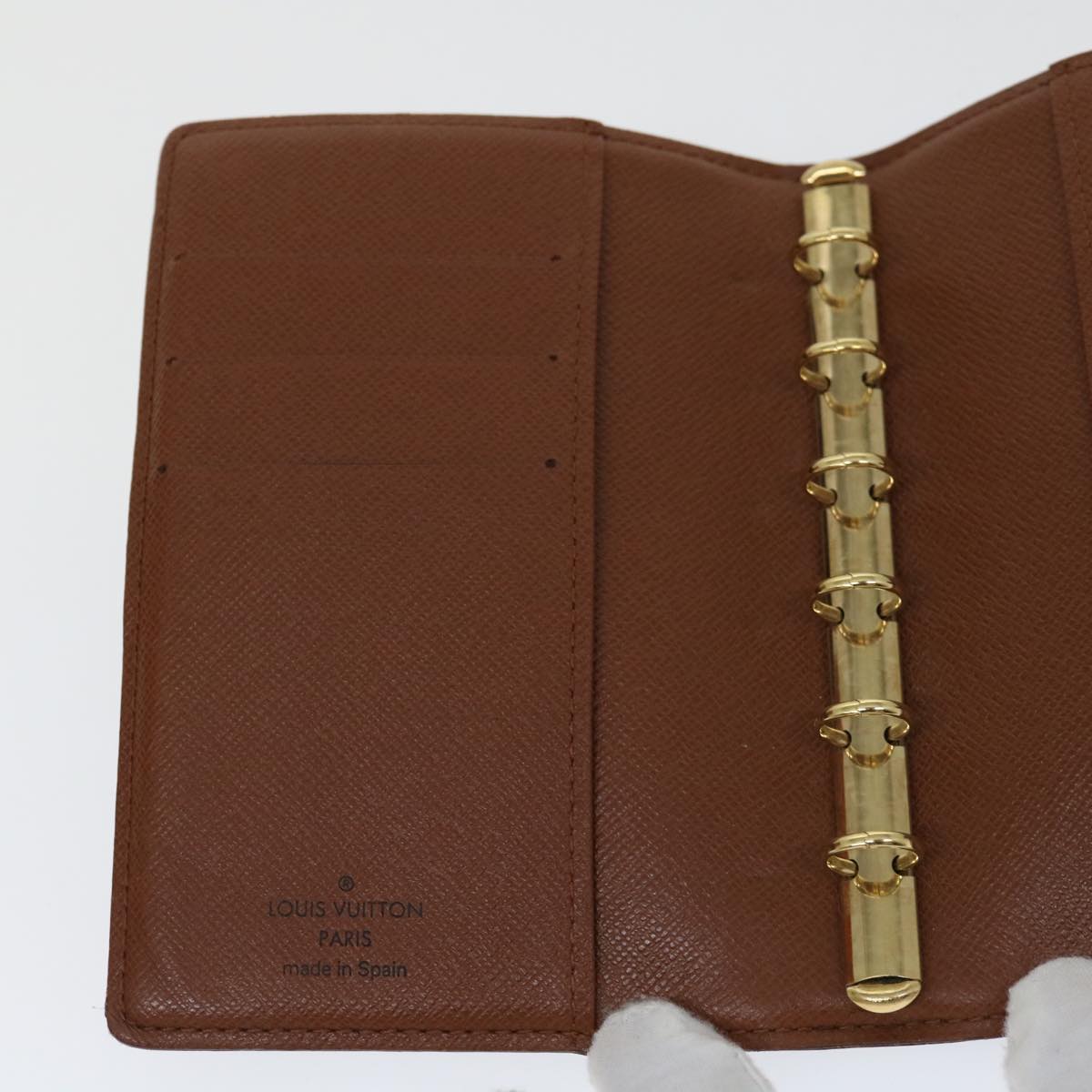 LOUIS VUITTON Monogram Agenda PM Day Planner Cover R20005 LV yk11708