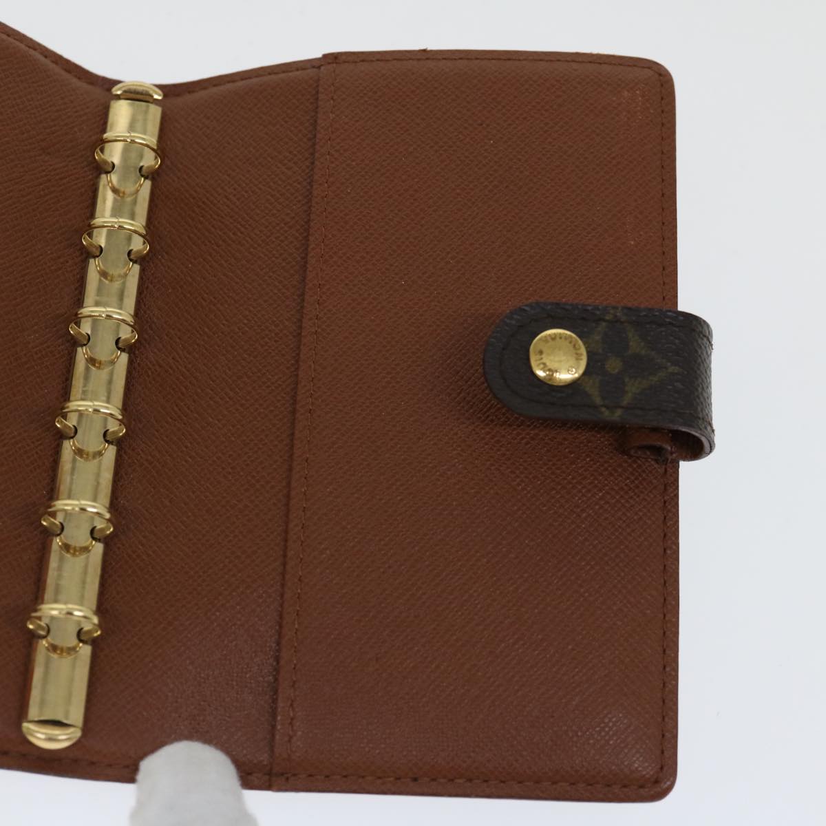 LOUIS VUITTON Monogram Agenda PM Day Planner Cover R20005 LV yk11708