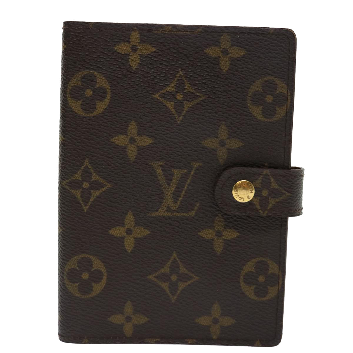 LOUIS VUITTON Monogram Agenda PM Day Planner Cover R20005 LV yk11708