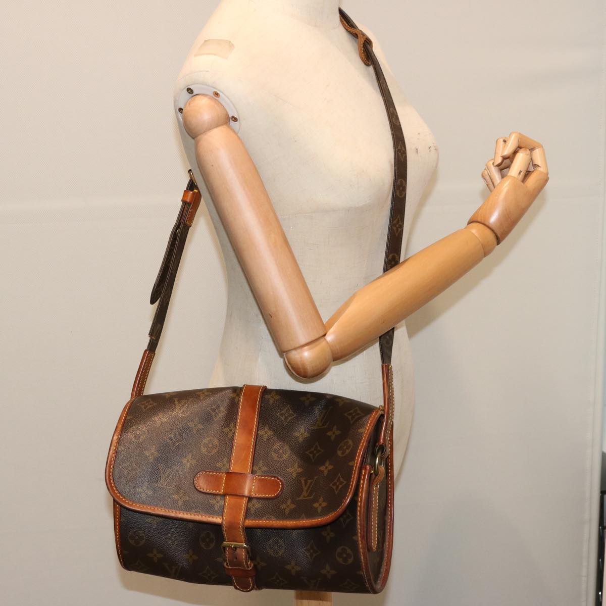 LOUIS VUITTON Monogram Marne Shoulder Bag M51369 LV yk11711
