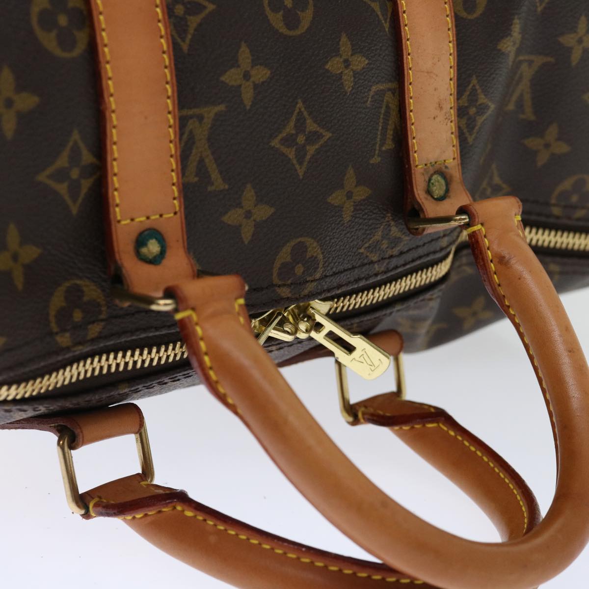 LOUIS VUITTON Monogram Keepall 45 Boston Bag M41428 LV yk11714