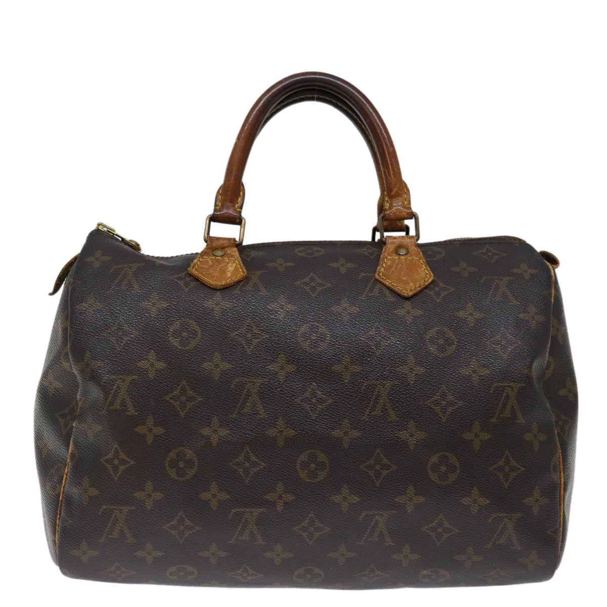 LOUIS VUITTON Monogram Speedy 30 Hand Bag M41526 LV yk11720