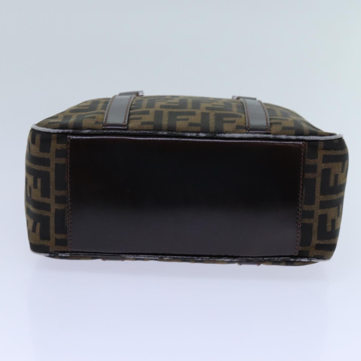 FENDI Zucca Canvas Hand Bag Brown yk11732