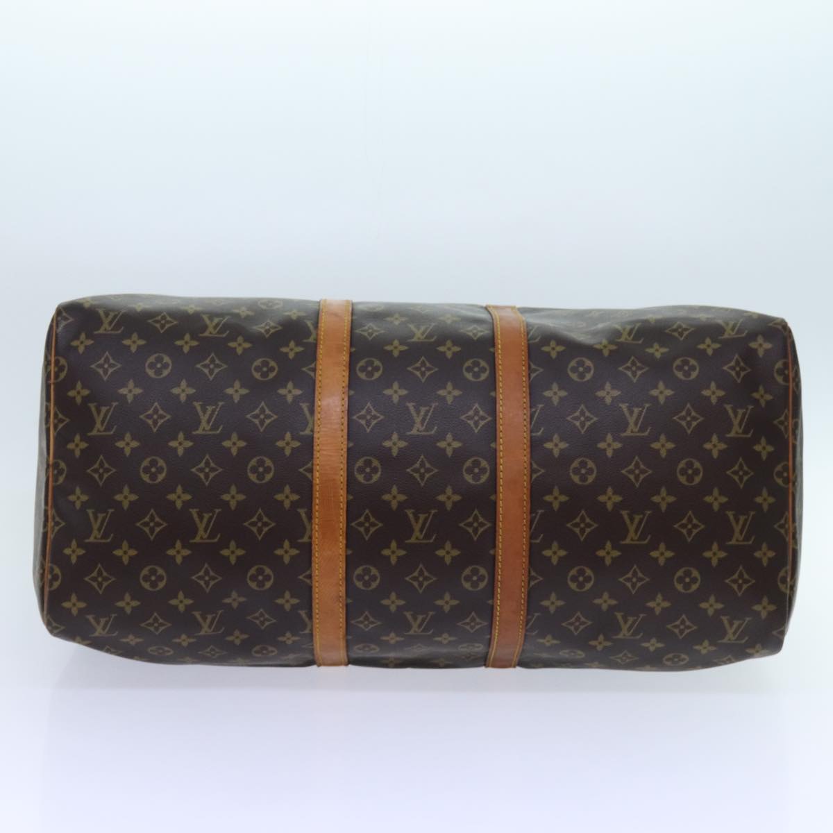 LOUIS VUITTON Monogram Keepall 55 Boston Bag M41424 LV yk11738