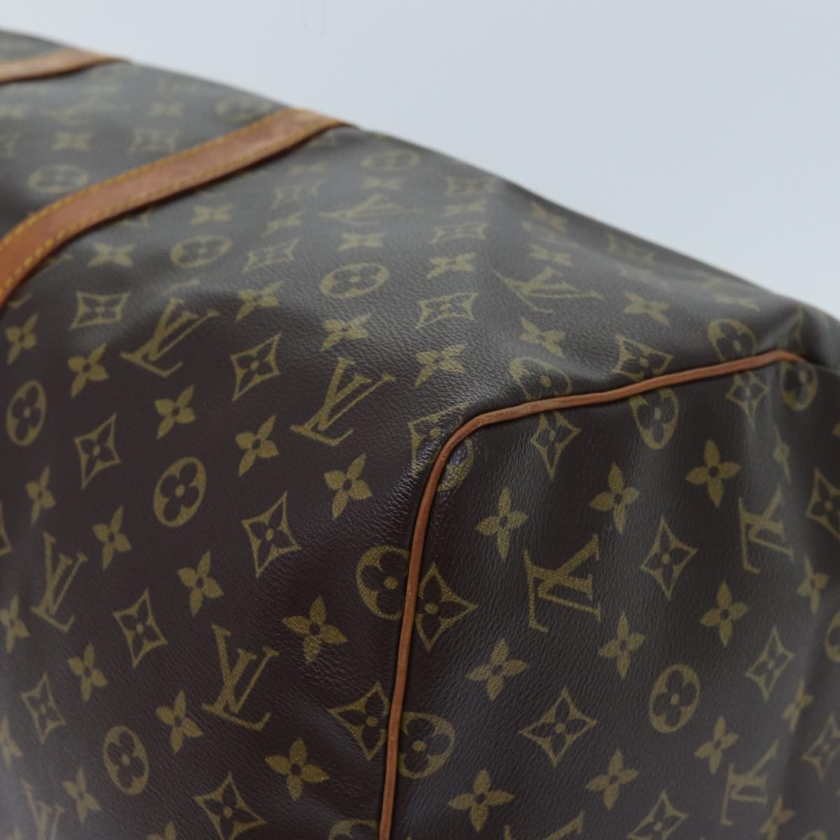 LOUIS VUITTON Monogram Keepall 55 Boston Bag M41424 LV yk11738