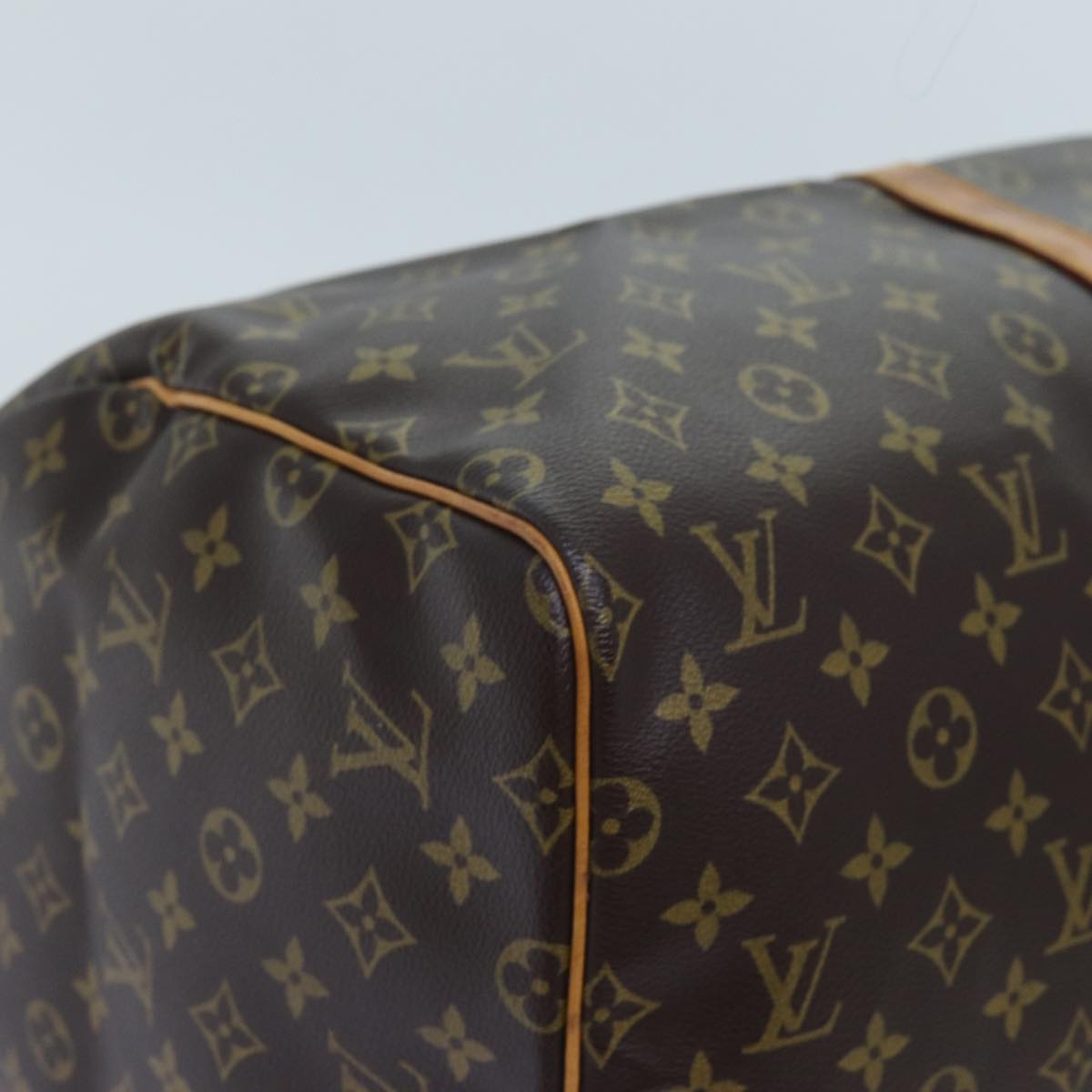 LOUIS VUITTON Monogram Keepall 55 Boston Bag M41424 LV yk11738