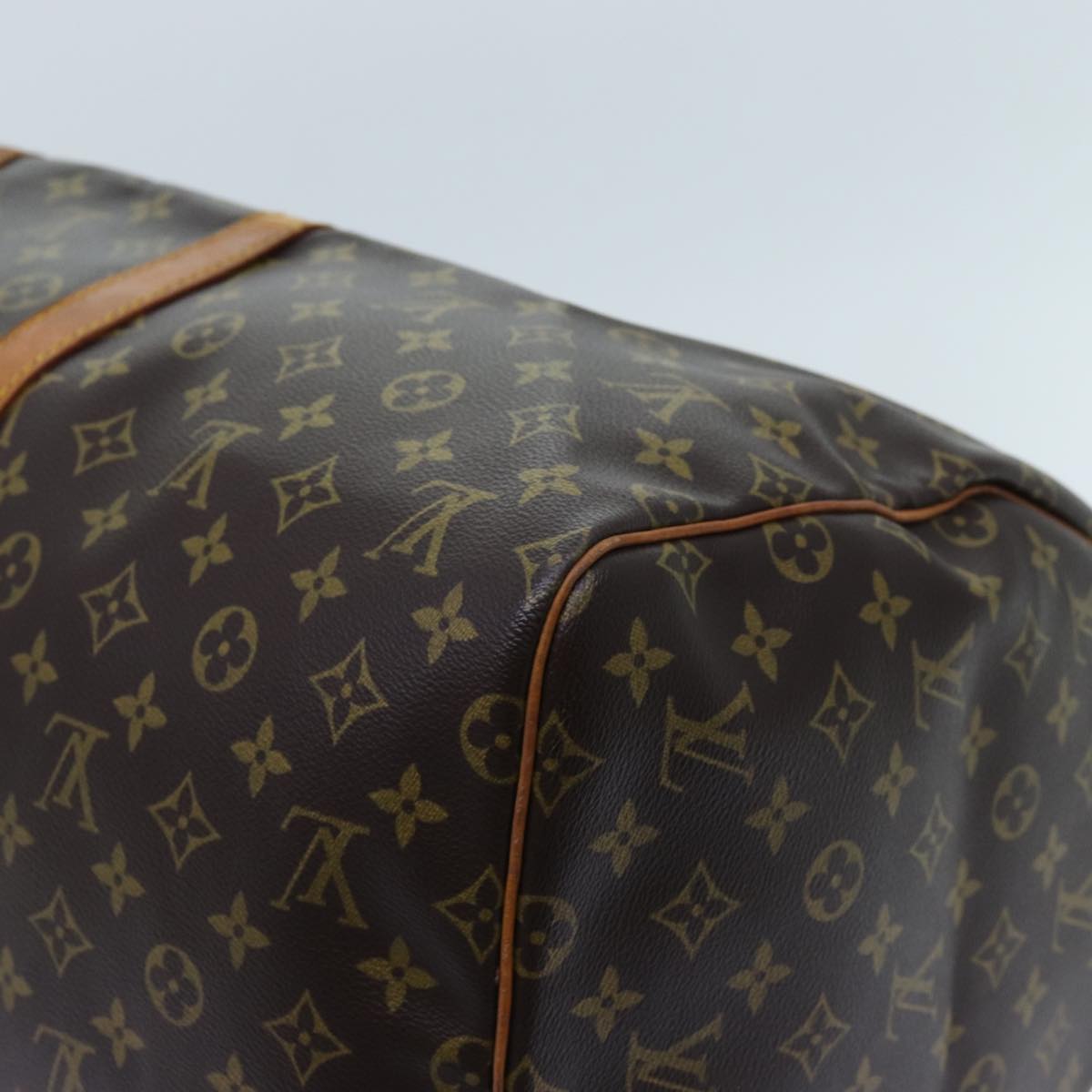 LOUIS VUITTON Monogram Keepall 55 Boston Bag M41424 LV yk11738