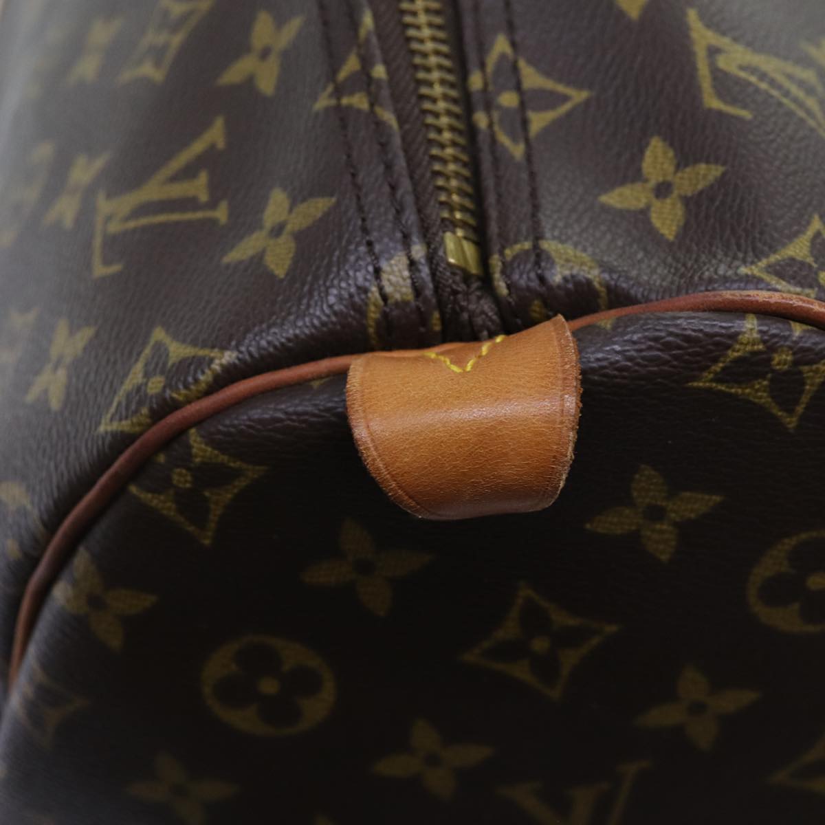 LOUIS VUITTON Monogram Keepall 55 Boston Bag M41424 LV yk11738