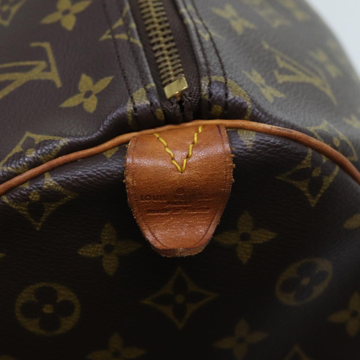 LOUIS VUITTON Monogram Keepall 55 Boston Bag M41424 LV yk11738