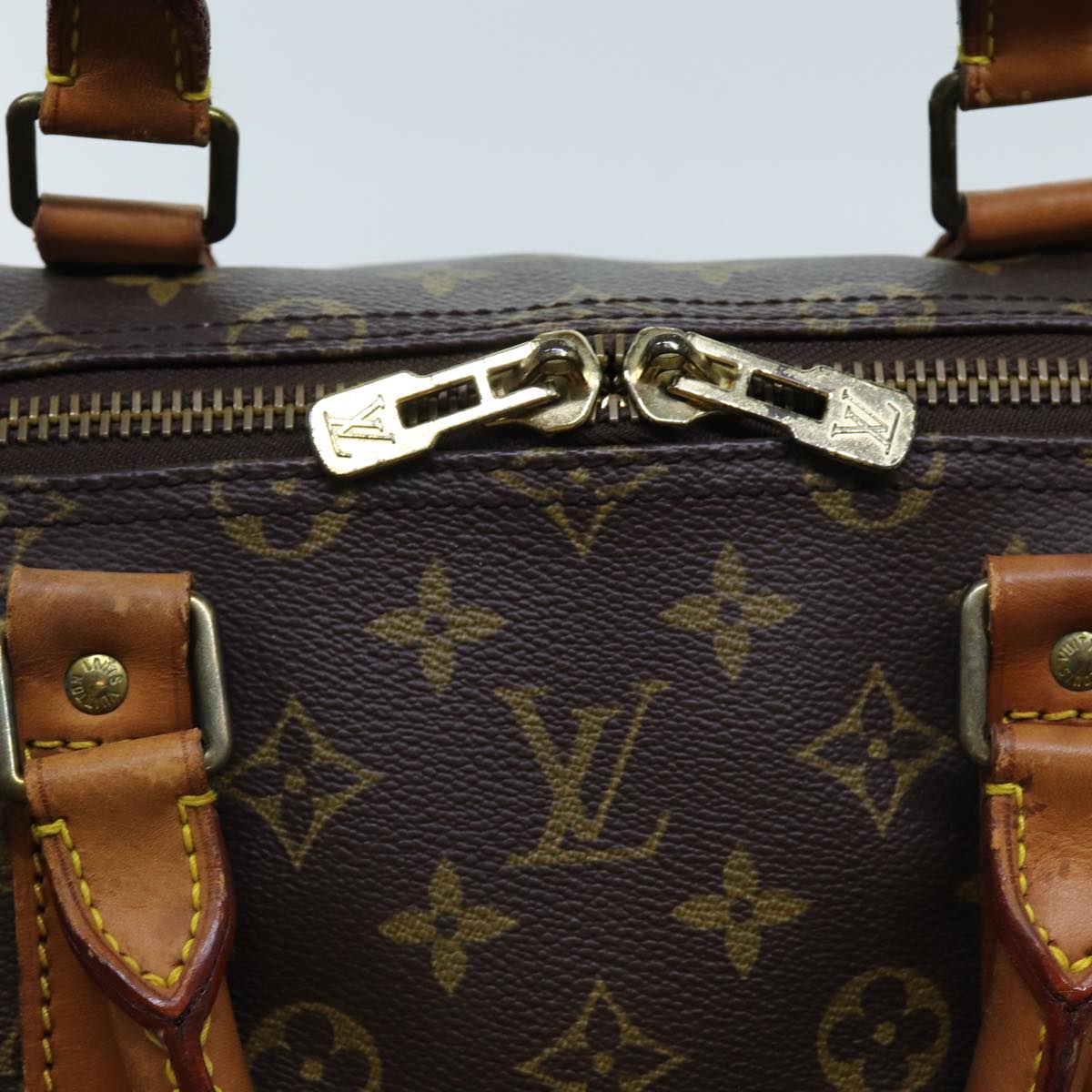 LOUIS VUITTON Monogram Keepall 55 Boston Bag M41424 LV yk11738