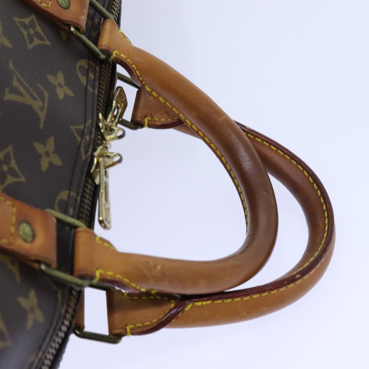LOUIS VUITTON Monogram Keepall 55 Boston Bag M41424 LV yk11738