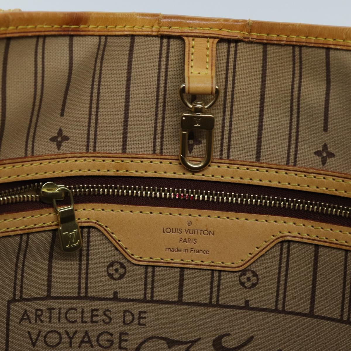 LOUIS VUITTON Monogram Neverfull GM Tote Bag M40157 LV yk11743