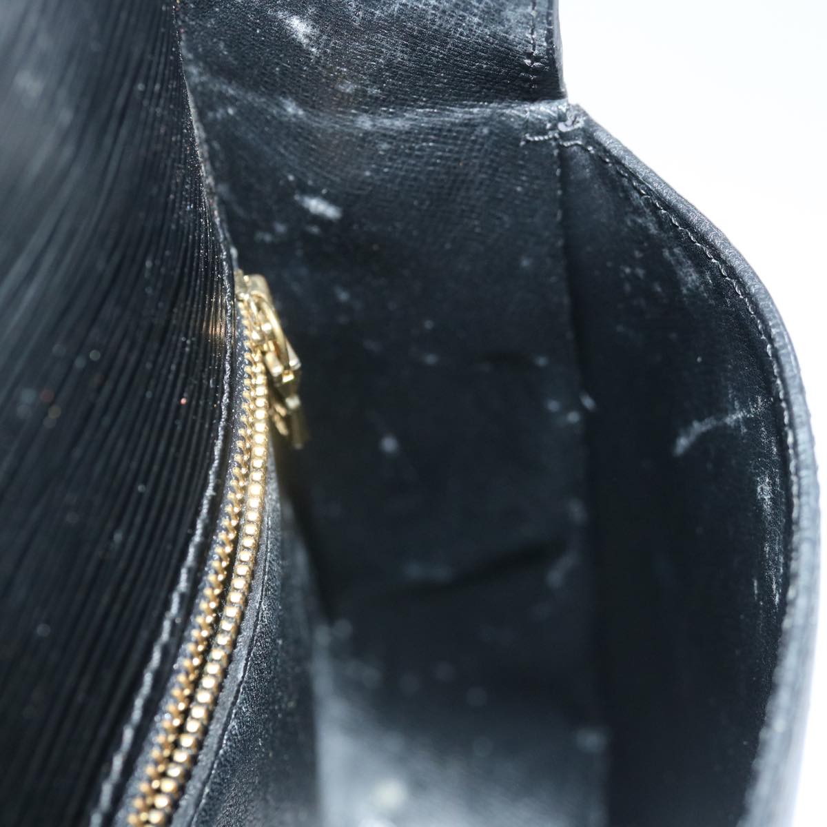 LOUIS VUITTON Epi Saint Cloud GM Shoulder Bag Black M52192 LV yk11746