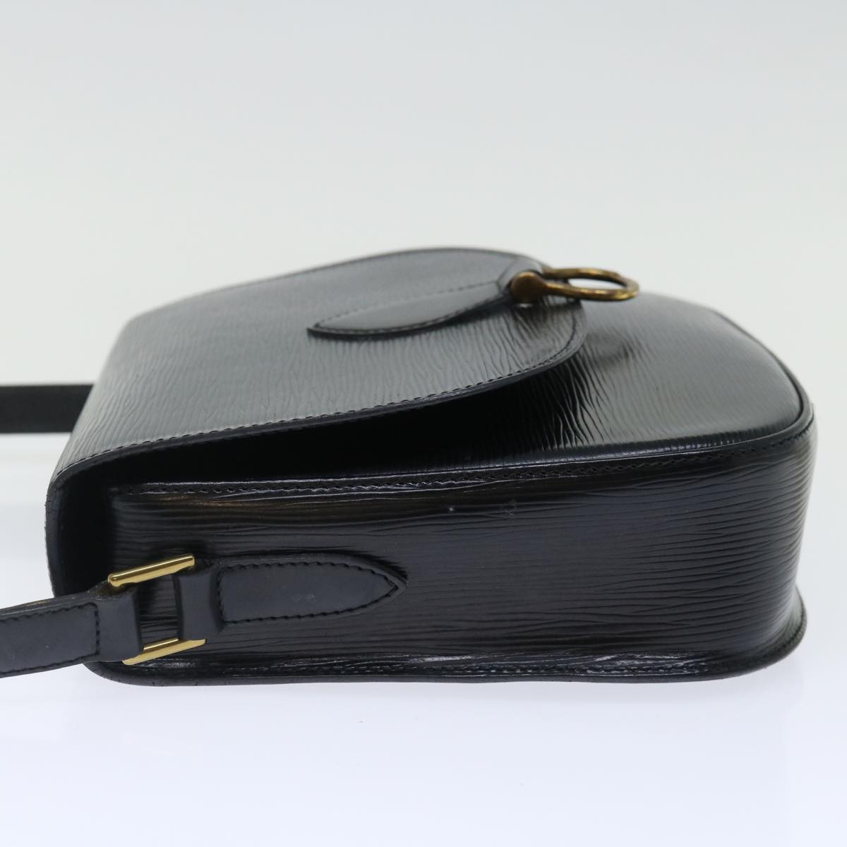 LOUIS VUITTON Epi Saint Cloud GM Shoulder Bag Black M52192 LV yk11746