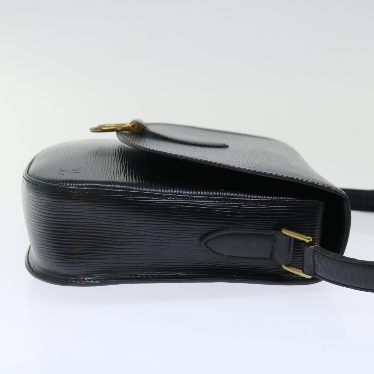 LOUIS VUITTON Epi Saint Cloud GM Shoulder Bag Black M52192 LV yk11746