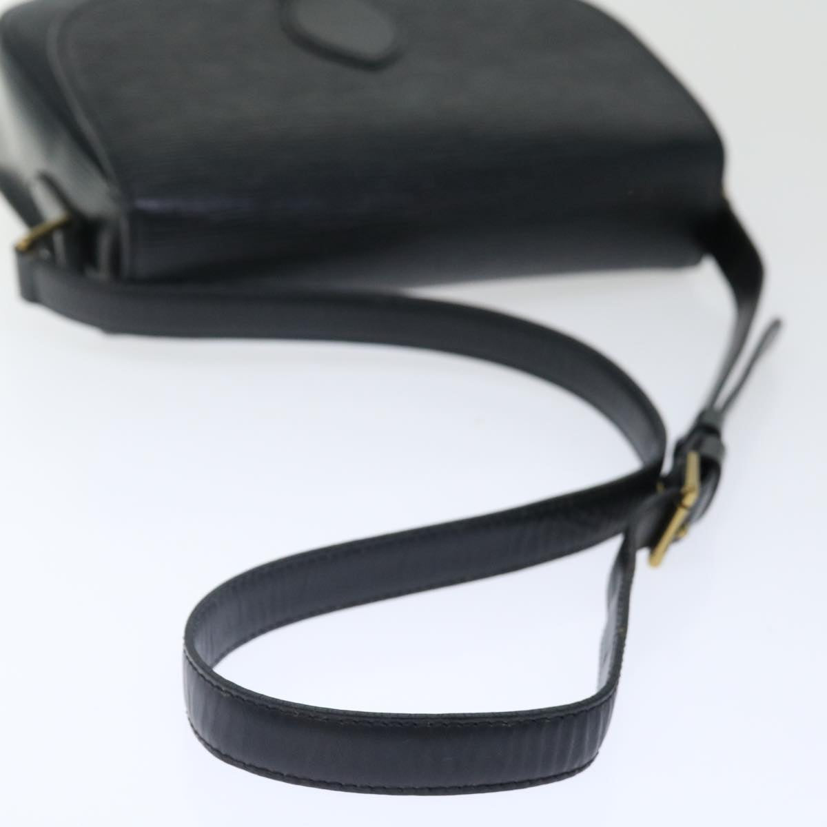 LOUIS VUITTON Epi Saint Cloud GM Shoulder Bag Black M52192 LV yk11746