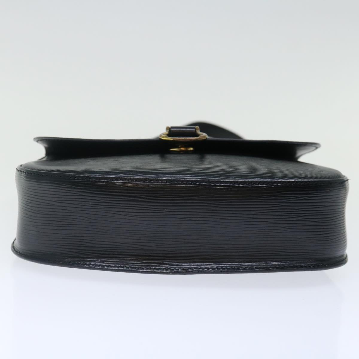 LOUIS VUITTON Epi Saint Cloud GM Shoulder Bag Black M52192 LV yk11746