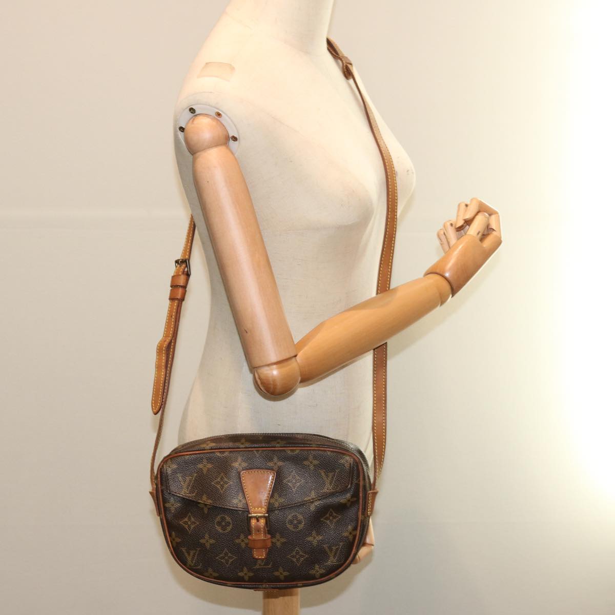 LOUIS VUITTON Monogram Jeune Fille PM Shoulder Bag M51227 LV yk11748
