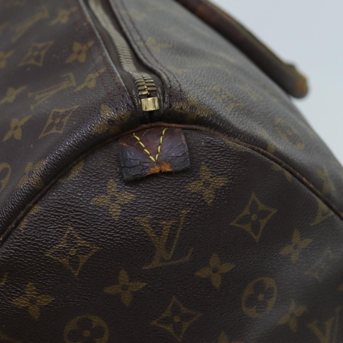LOUIS VUITTON Monogram Keepall 60 Boston Bag M41422 LV yk11765