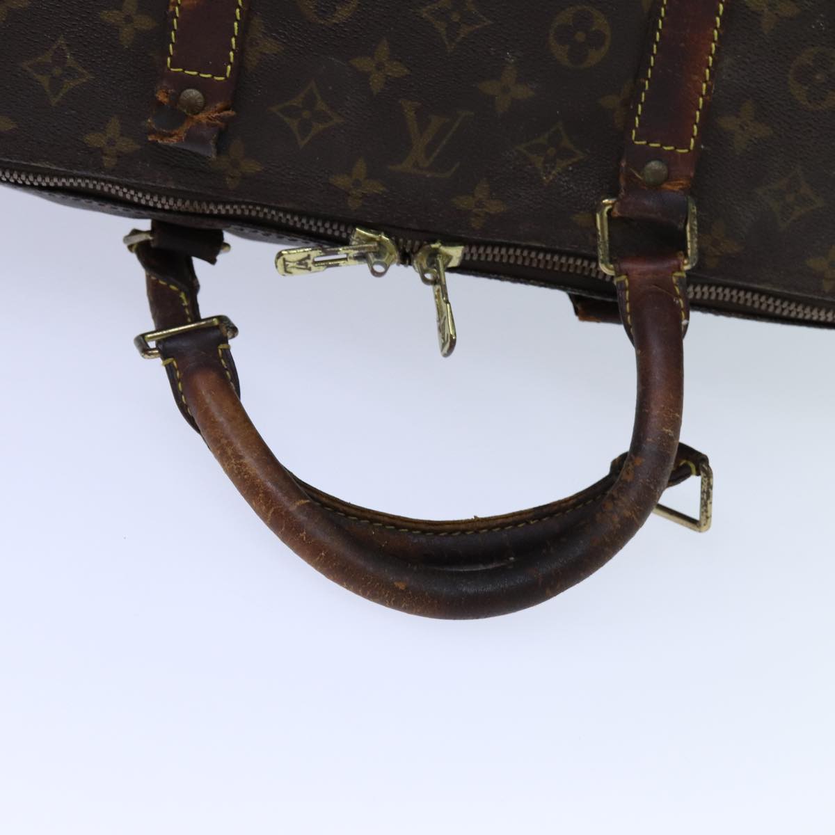 LOUIS VUITTON Monogram Keepall 60 Boston Bag M41422 LV yk11765