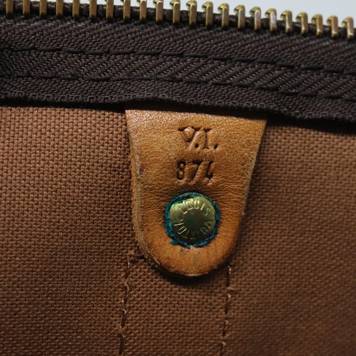LOUIS VUITTON Monogram Keepall 45 Boston Bag M41428 LV yk11767