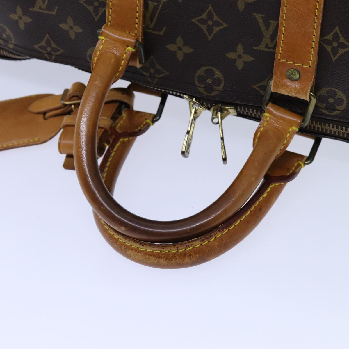 LOUIS VUITTON Monogram Keepall 45 Boston Bag M41428 LV yk11767