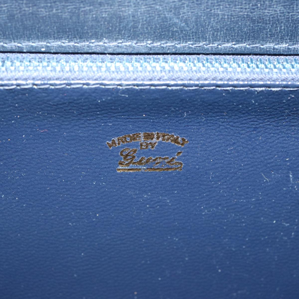 GUCCI GG Canvas Shoulder Bag Navy Black yk11772