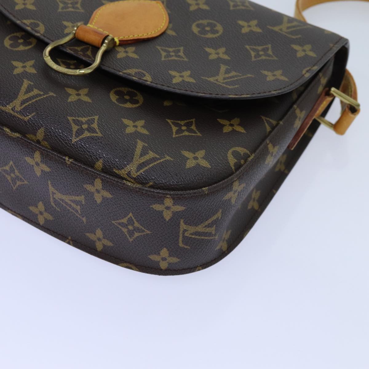 LOUIS VUITTON Monogram Saint Cloud GM Shoulder Bag M51242 LV yk11794
