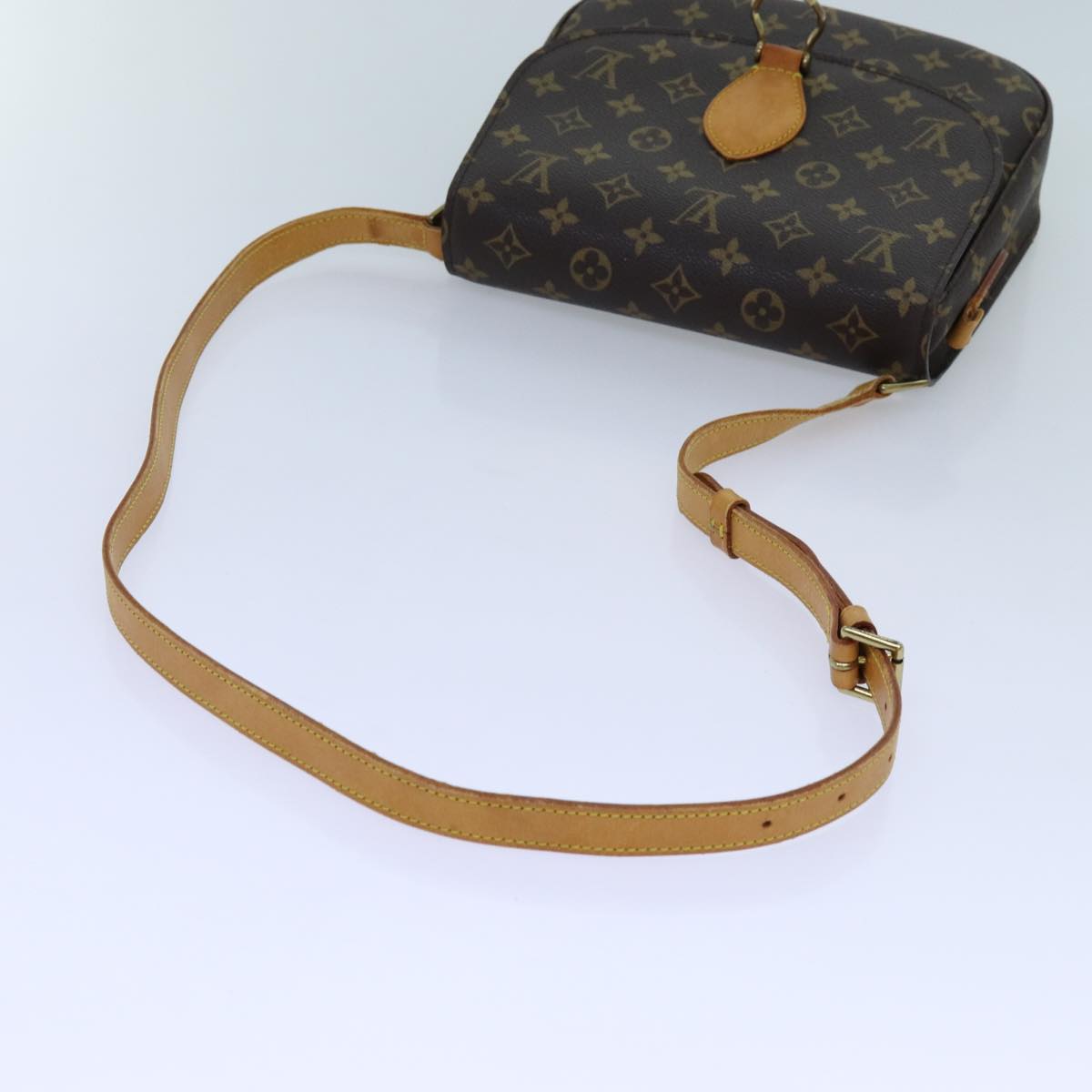LOUIS VUITTON Monogram Saint Cloud GM Shoulder Bag M51242 LV yk11794
