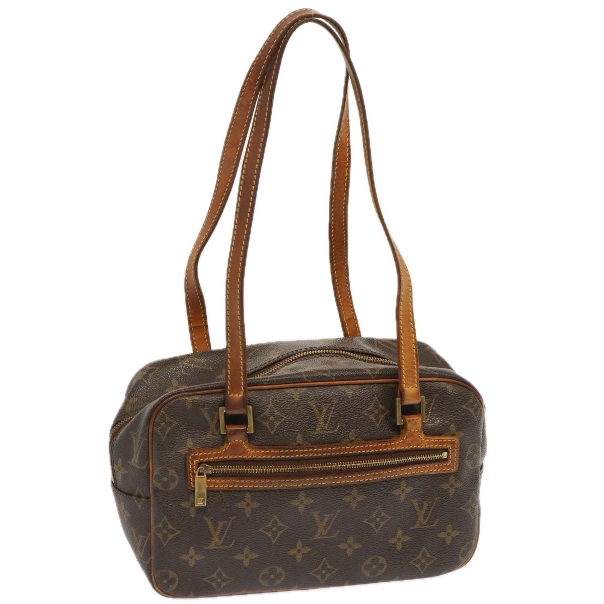 LOUIS VUITTON Monogram Cite MM Hand Bag M51182 LV yk11796