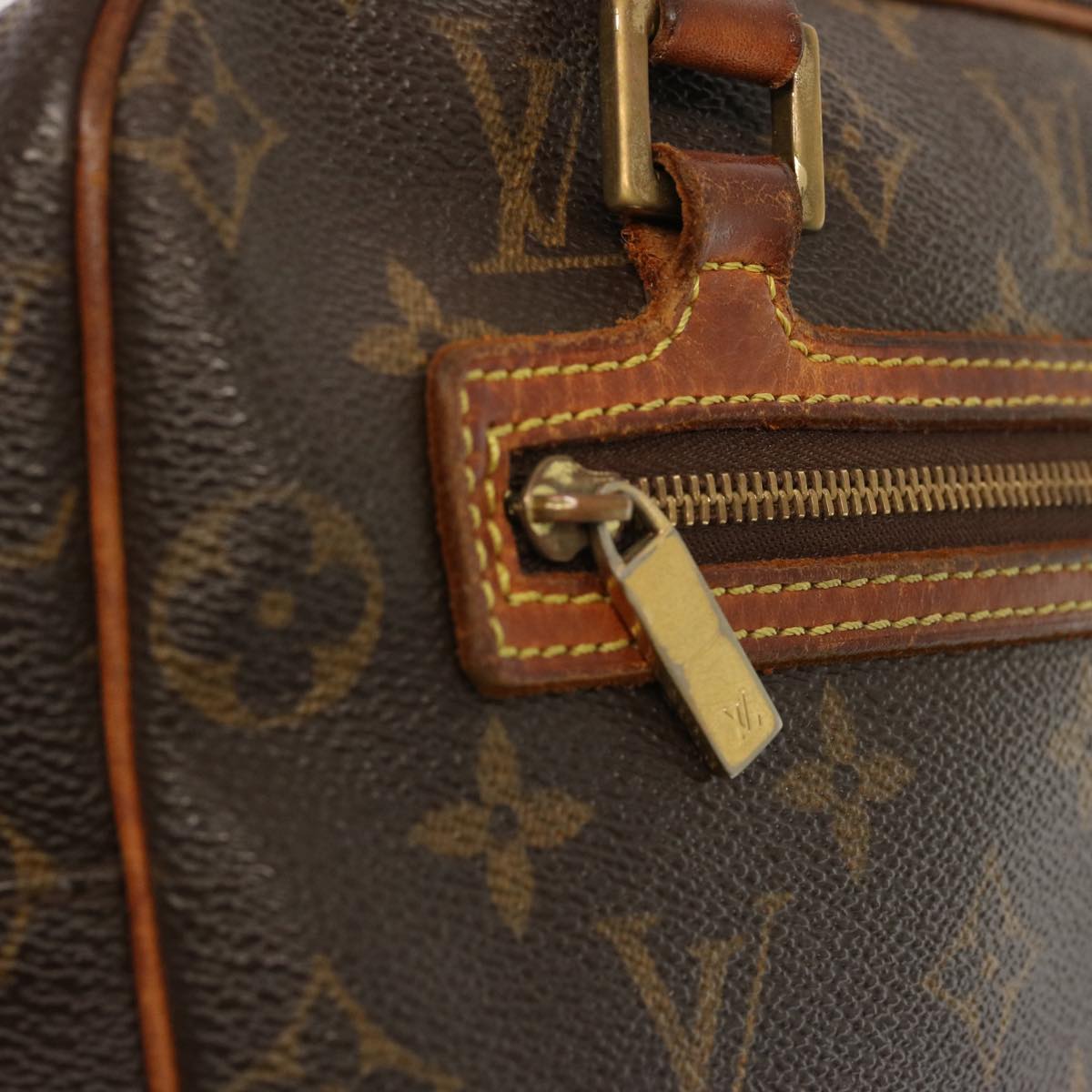 LOUIS VUITTON Monogram Cite MM Hand Bag M51182 LV yk11796