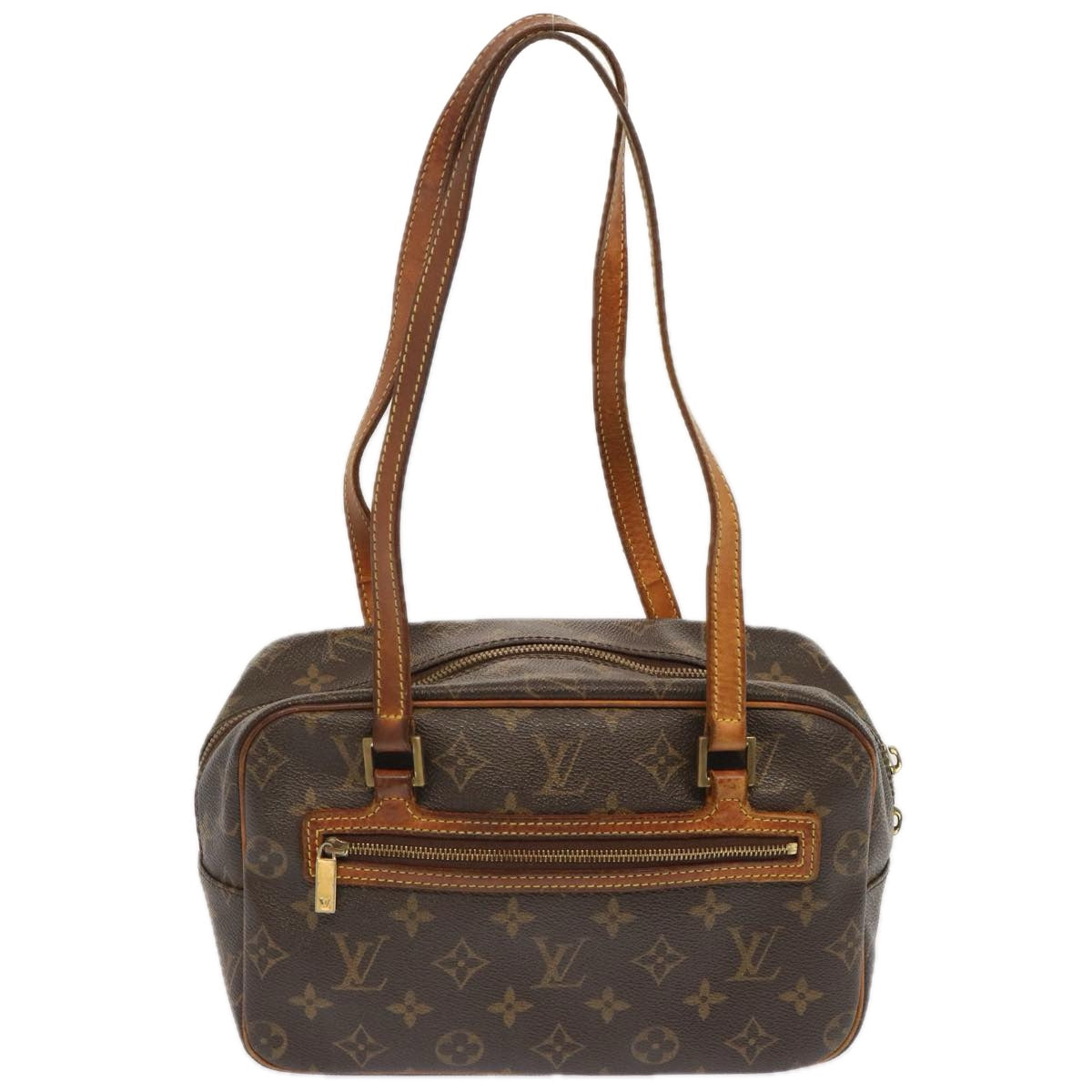 LOUIS VUITTON Monogram Cite MM Hand Bag M51182 LV yk11796