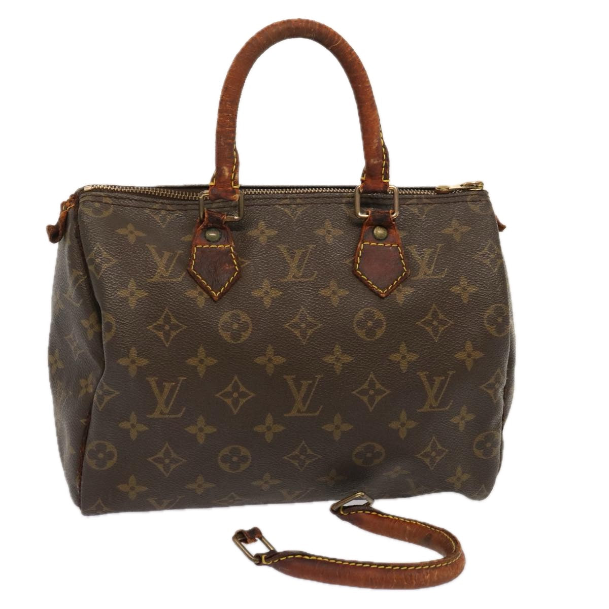 LOUIS VUITTON Monogram Speedy 25 Hand Bag M41528 LV yk11801