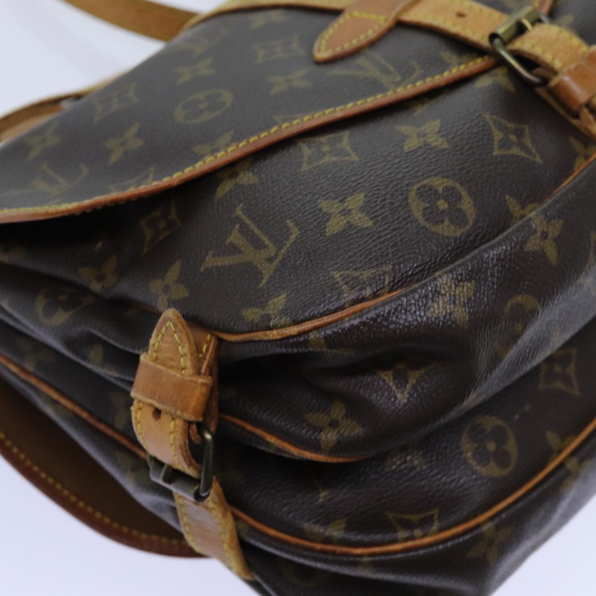 LOUIS VUITTON Monogram Saumur 30 Shoulder Bag M42256 LV yk11804