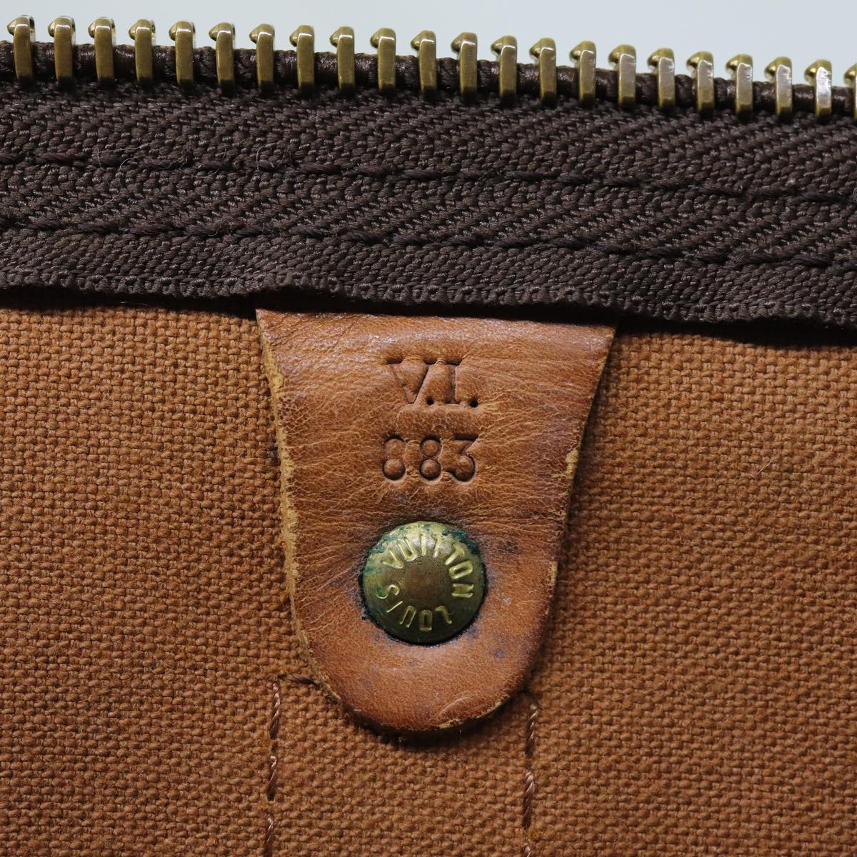 LOUIS VUITTON Monogram Keepall 50 Boston Bag M41426 LV yk11807
