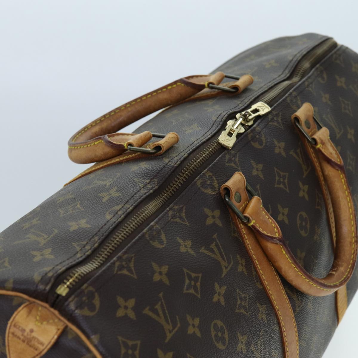 LOUIS VUITTON Monogram Keepall 50 Boston Bag M41426 LV yk11807