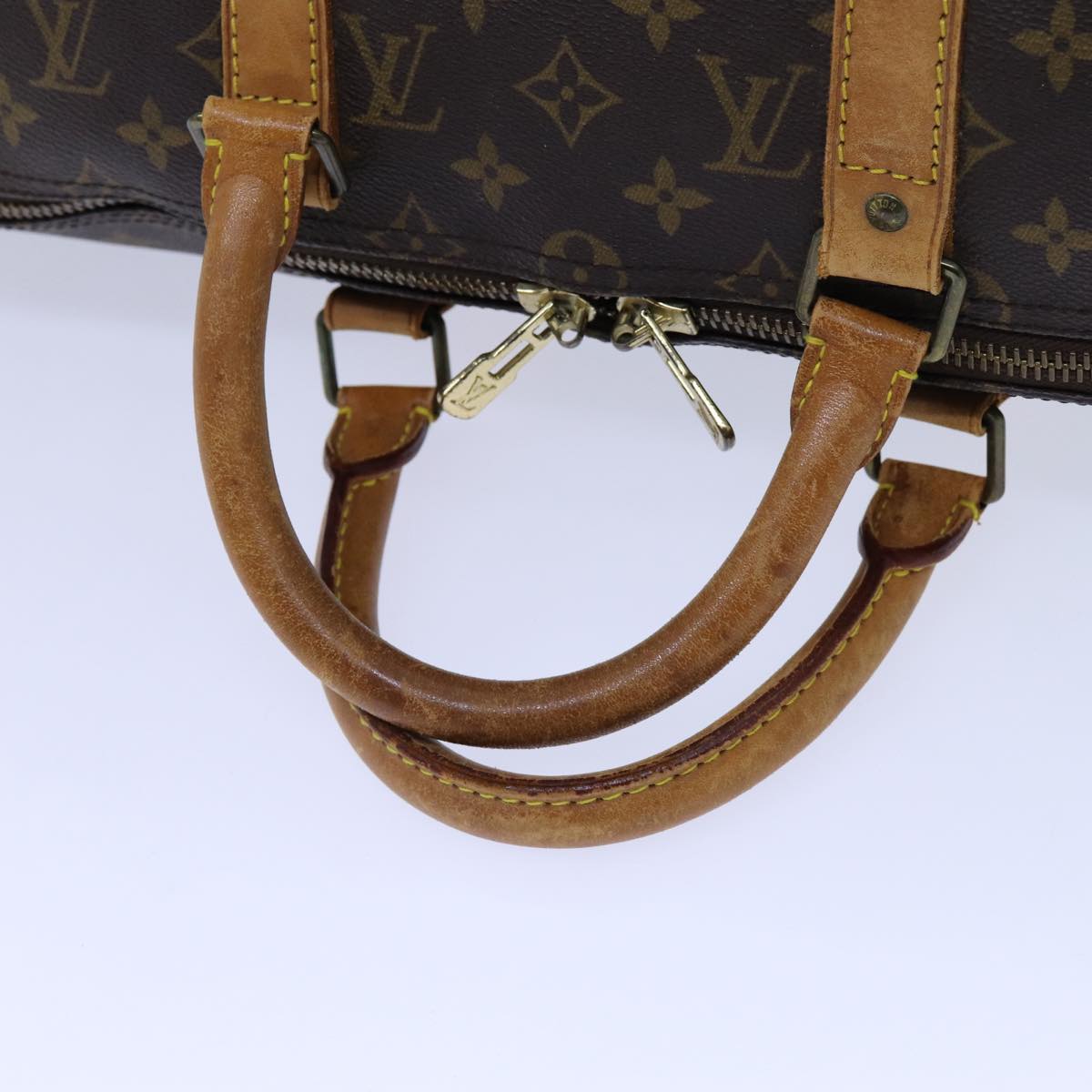 LOUIS VUITTON Monogram Keepall 50 Boston Bag M41426 LV yk11807