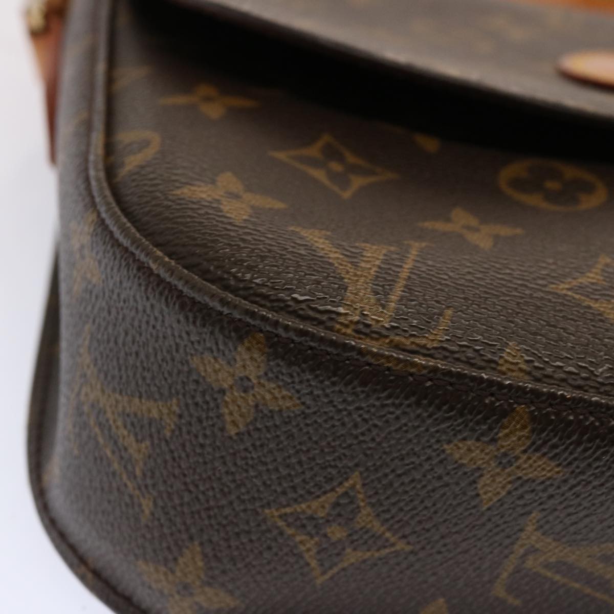 LOUIS VUITTON Monogram Saint Cloud GM Shoulder Bag M51242 LV yk11814
