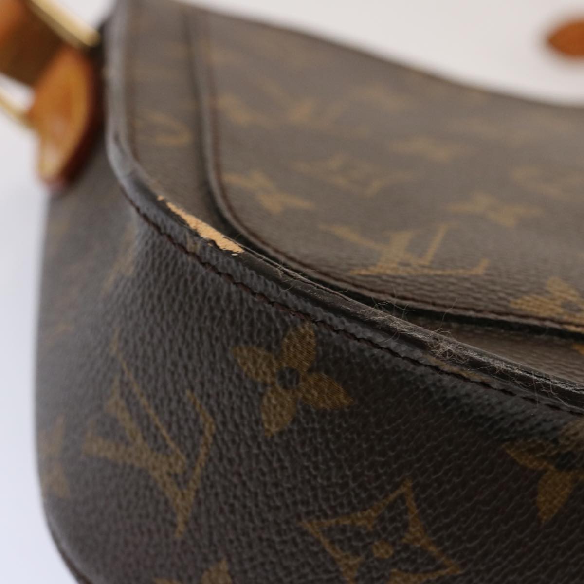 LOUIS VUITTON Monogram Saint Cloud GM Shoulder Bag M51242 LV yk11814