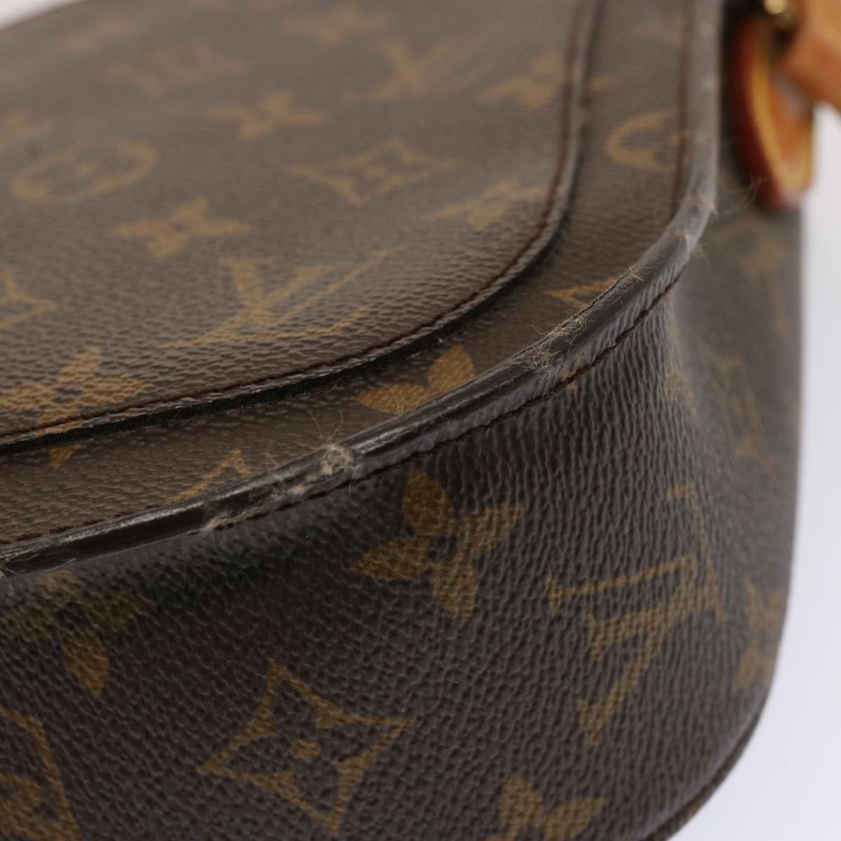 LOUIS VUITTON Monogram Saint Cloud GM Shoulder Bag M51242 LV yk11814