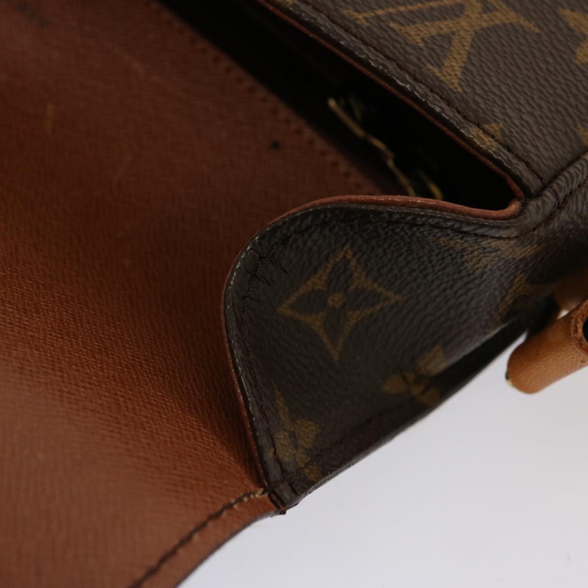 LOUIS VUITTON Monogram Saint Cloud GM Shoulder Bag M51242 LV yk11814