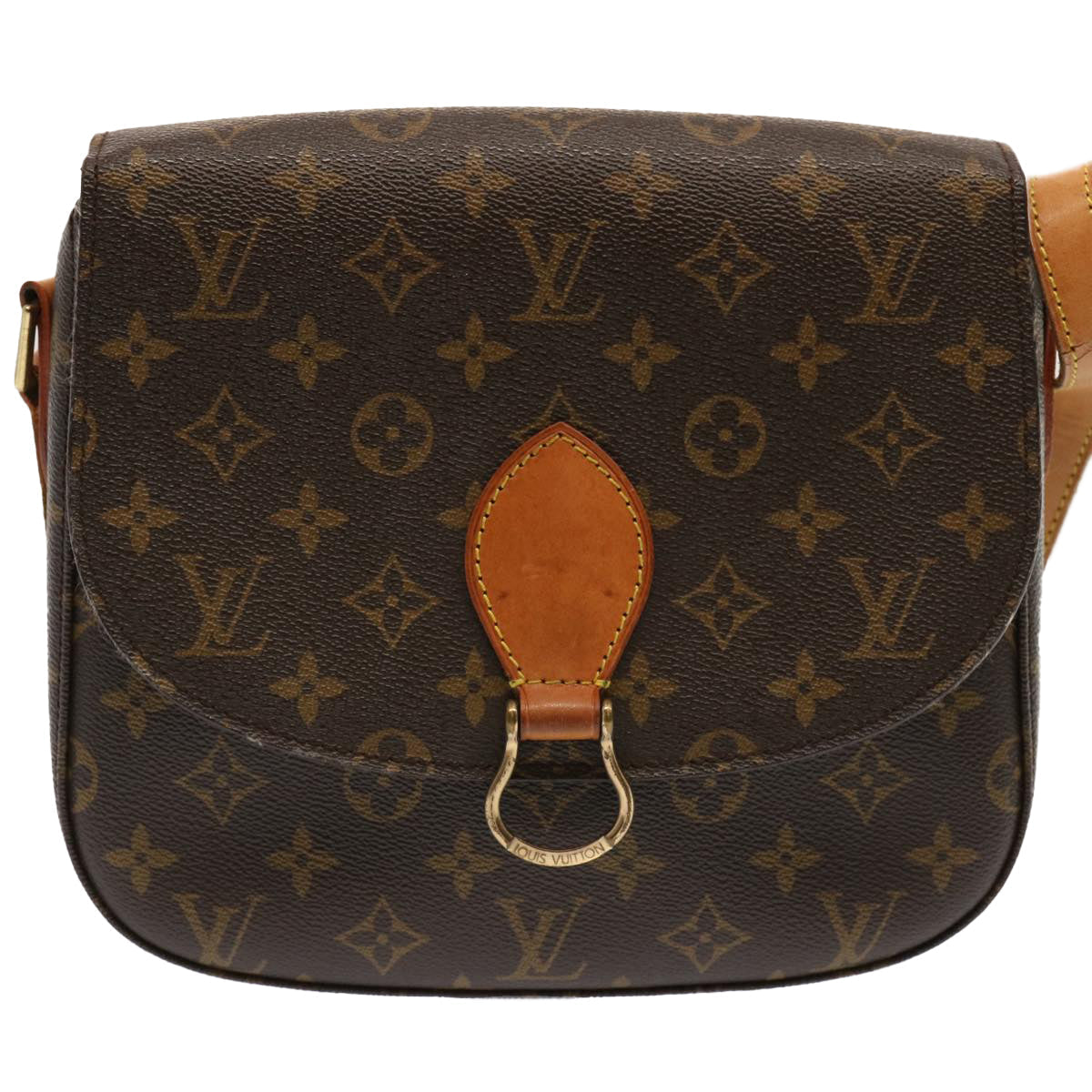 LOUIS VUITTON Monogram Saint Cloud GM Shoulder Bag M51242 LV yk11814