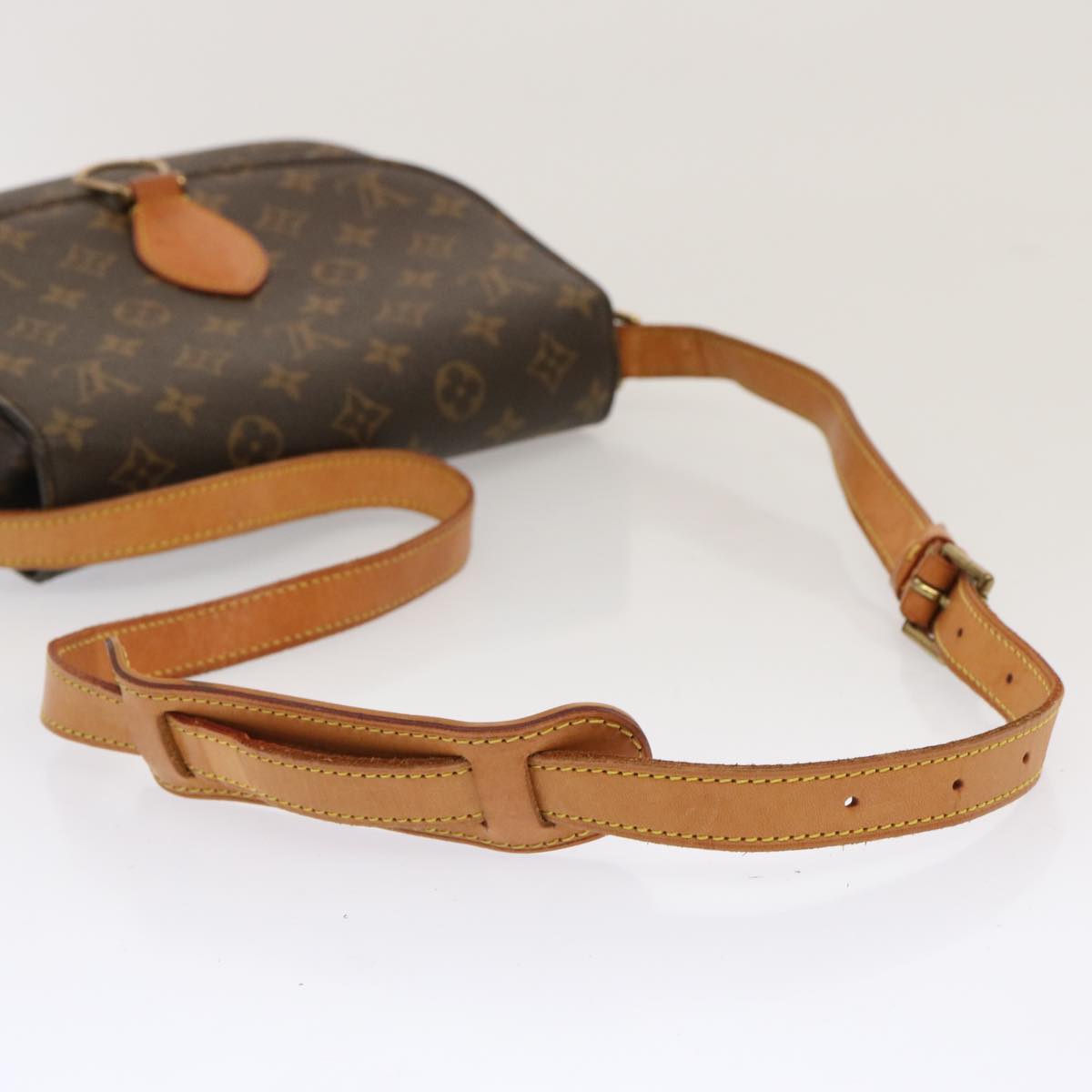 LOUIS VUITTON Monogram Saint Cloud GM Shoulder Bag M51242 LV yk11814