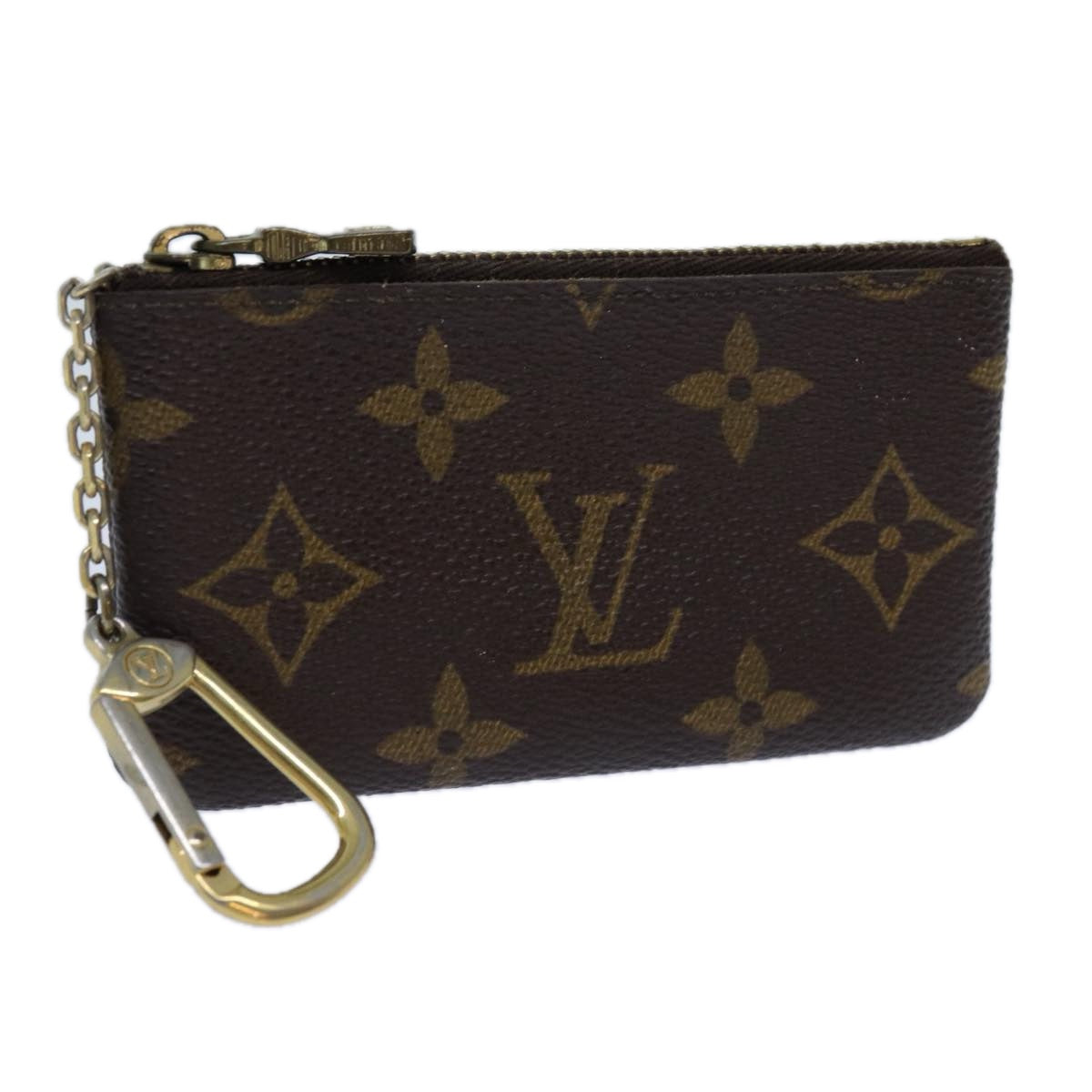 LOUIS VUITTON Monogram Pochette Cles Coin Purse M62650 LV yk11821