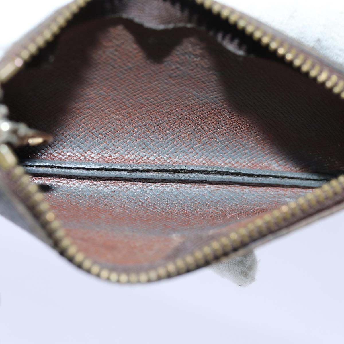 LOUIS VUITTON Monogram Pochette Cles Coin Purse M62650 LV yk11821