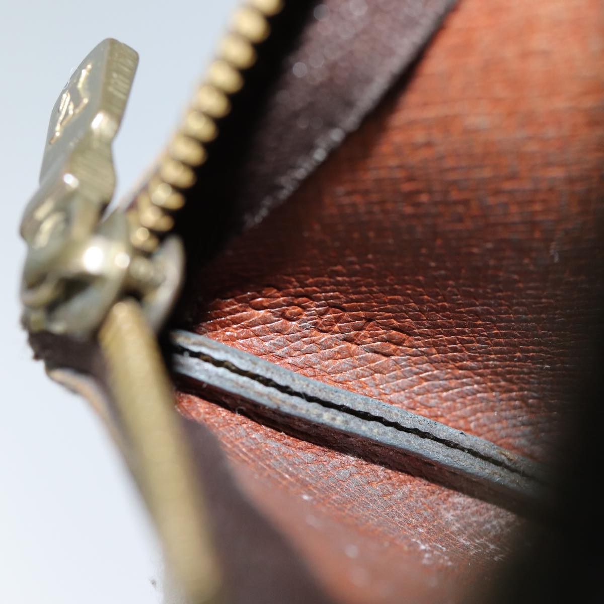 LOUIS VUITTON Monogram Pochette Cles Coin Purse M62650 LV yk11821