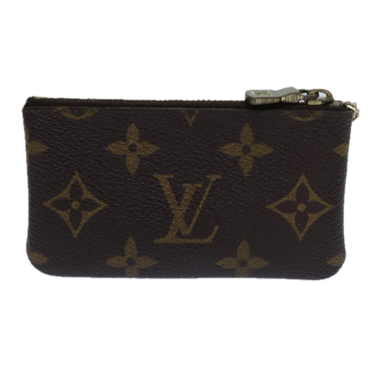 LOUIS VUITTON Monogram Pochette Cles Coin Purse M62650 LV yk11821