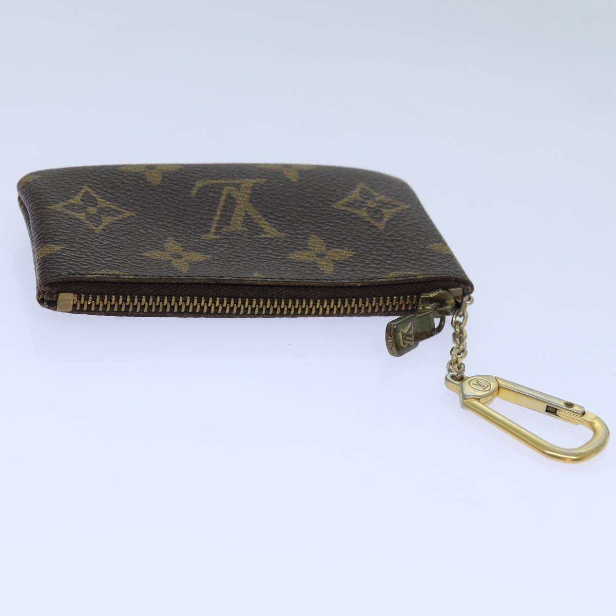 LOUIS VUITTON Monogram Pochette Cles Coin Purse M62650 LV yk11821